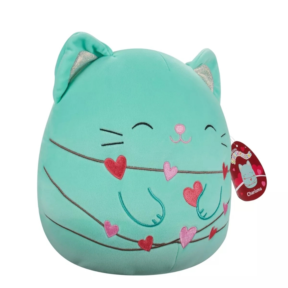 Squishmallows Charisma 12" plush Cat Valentines Day